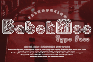 BabehMoe Font for Creative Campaigns