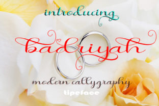 Badriyah Handwritten Font