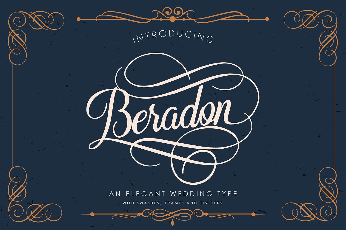 Beradon: A Script Font for Elegant Design