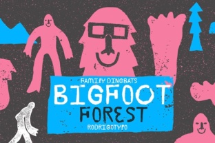 BigFoot: The Playful Dingbats Font for Viral Social Graphics
