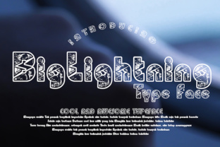 BigLightning Font for Web Design