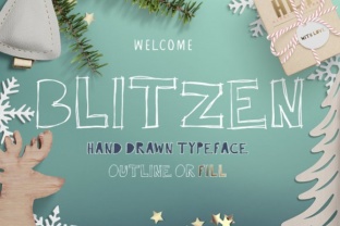 Blitzen Font for Elegant Design