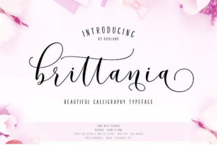 Brittania Font: Elegant Script for Editorial Design