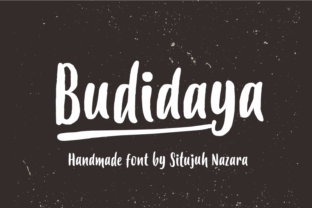 Budidaya Font: The Handwritten Typeface for Clear Campaigns