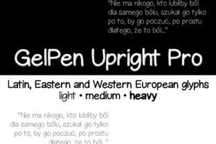 GelPen Upright Pro: The Quirky Handwritten Font for Crafters
