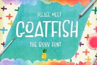 Goatfish Font for Creative Projects