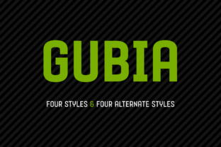 Gubia Family: A Geometric Sans Serif for Modern Web Design