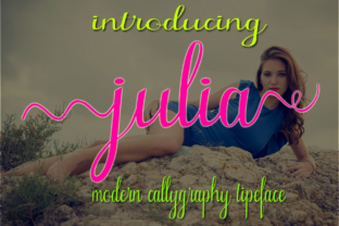 Julia: A Hand-Painted Font for Polished Branding