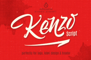Kenzo Script Font for Business Branding