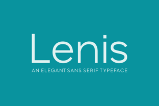 Lenis: A Professional Font for Business