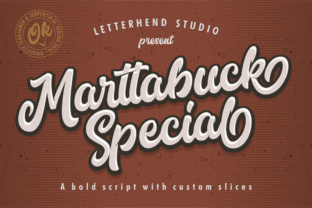 Marttabuck: A Bold Script for Editorial Design