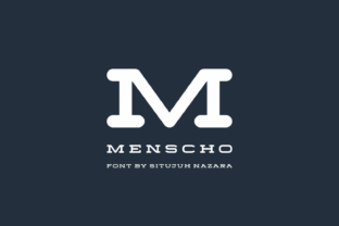 Menscho: A Rounded Serif Font for Editorial Design