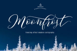 Moonfrost: A Stylish Handwritten Font