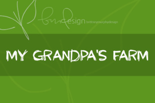 My Grandpa s Farm: A Sketchy Handwritten Font for Branding