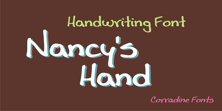 Nancy s Hand Family: The Script Font for Bold Campaigns