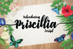 Priscillia: A Handwritten Font for Editorial Magic