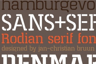 Rodian Serif: A Rounded Typeface for Modern Makers