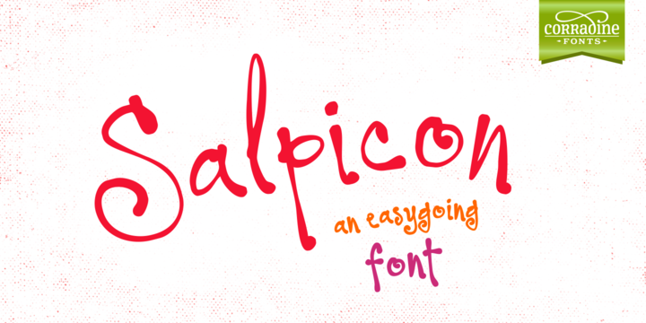 Salpicon Family: A Script Handwritten Font for Makers