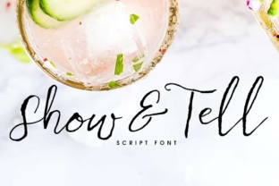 Show Tell Font for Web Design