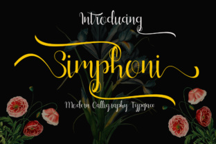 Simphoni Font: Elegant Script for Designers