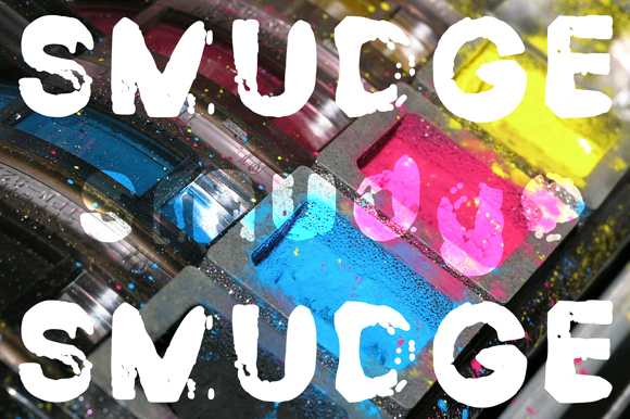 Smudge Font for Creative Design
