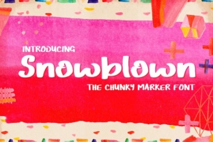 Snowblown: A Handcrafted Font for Impactful Campaigns