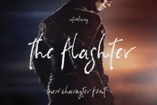 The Flashter Font: A Thin Script for Elegant Maker Brands