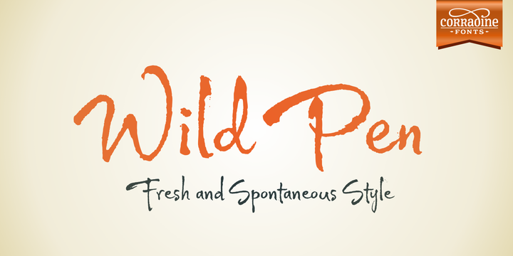 Wild Pen Family Font